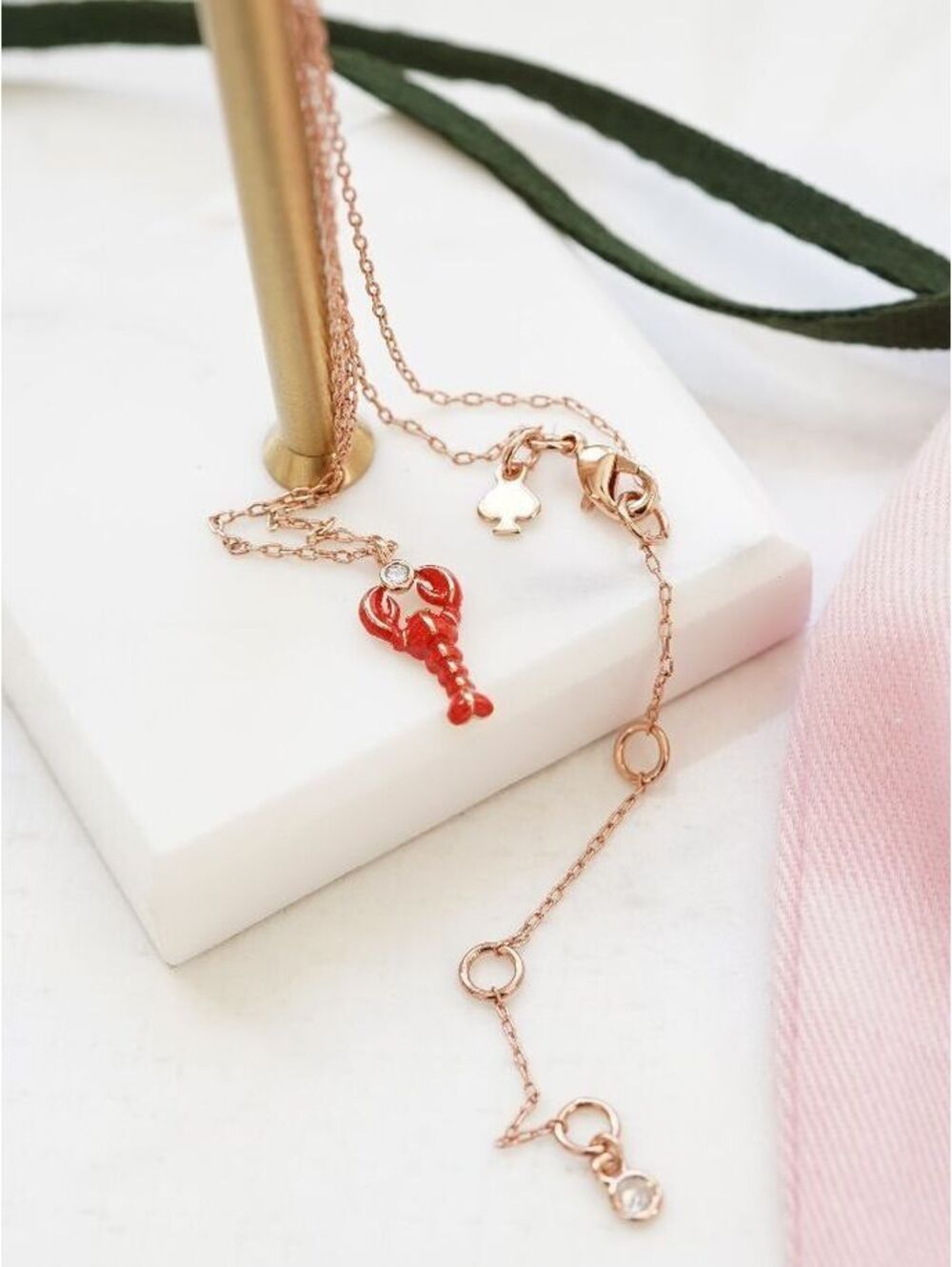 Kate Spade Love Lobster Mini Pendant Necklace